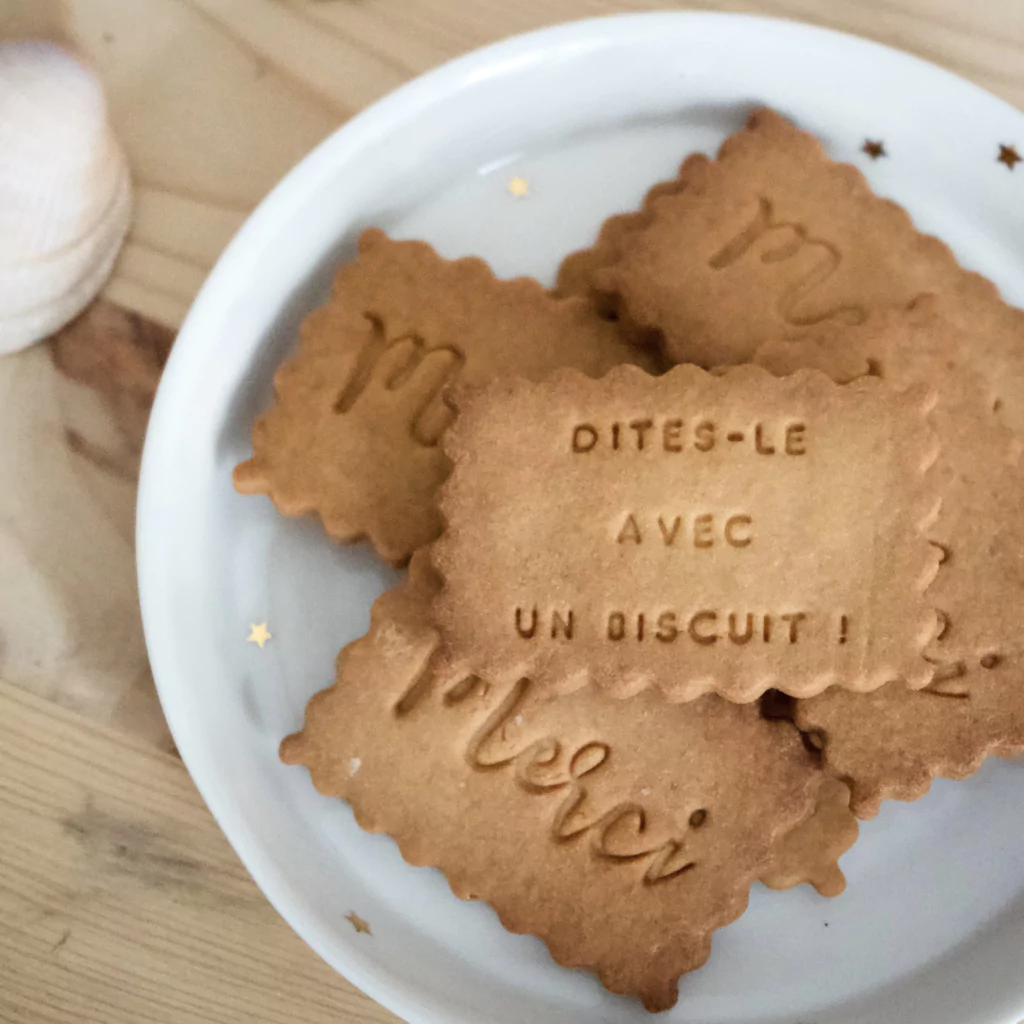 Le biscuit personnalisé : une idée cadeau écolo ! 2 Biscuit a message publicitaire 2