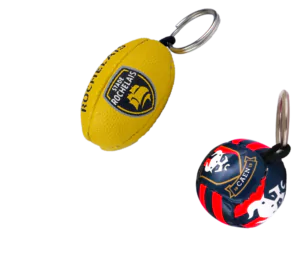 Porte cles rugby et foot